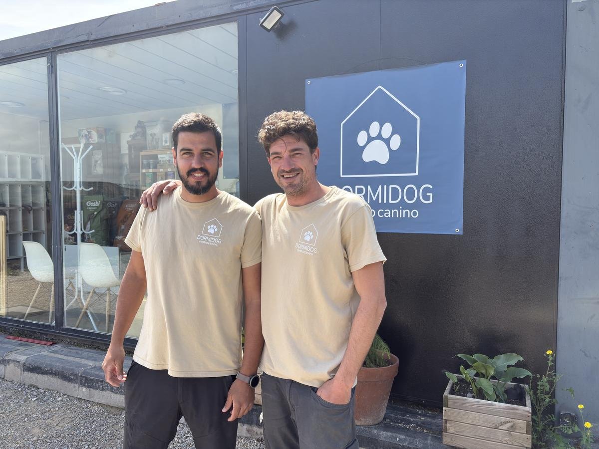 Jorge y Edu, cofundadores de Dormidog Centro Canino
